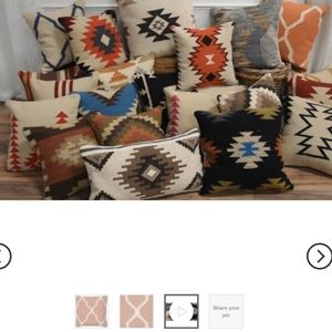 Rizzy Home Transitional Moroccan Tile Motif Throw